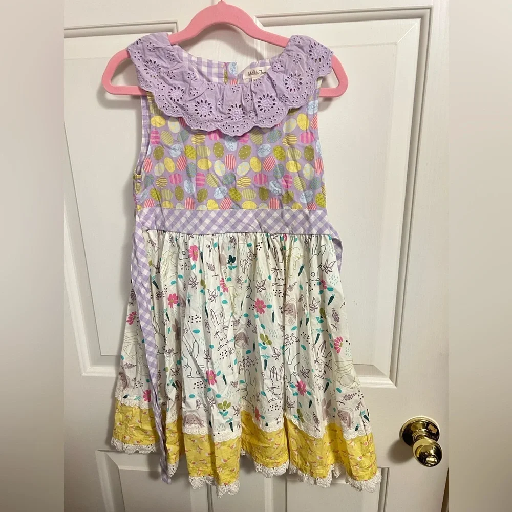 Matilda Jane Enchanted Garden Twirl Forever Dress Easter‎ Size 8